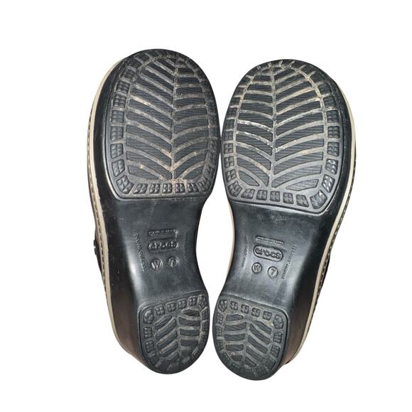 Crocs women cobbler Eva faux fur lined mule clog sz 7 - Picture 8 of 8